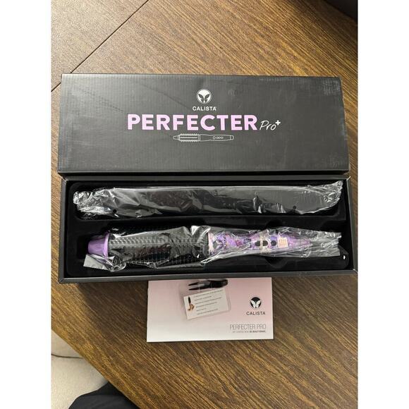 Calista Perfecter Pro Curling Iron Heat Brush 1.5" New in Box - Picture 2 of 4